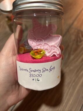 Unicorn sensory jar